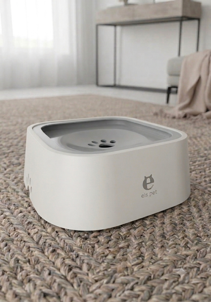 Elevated No-Spill Water Bowl