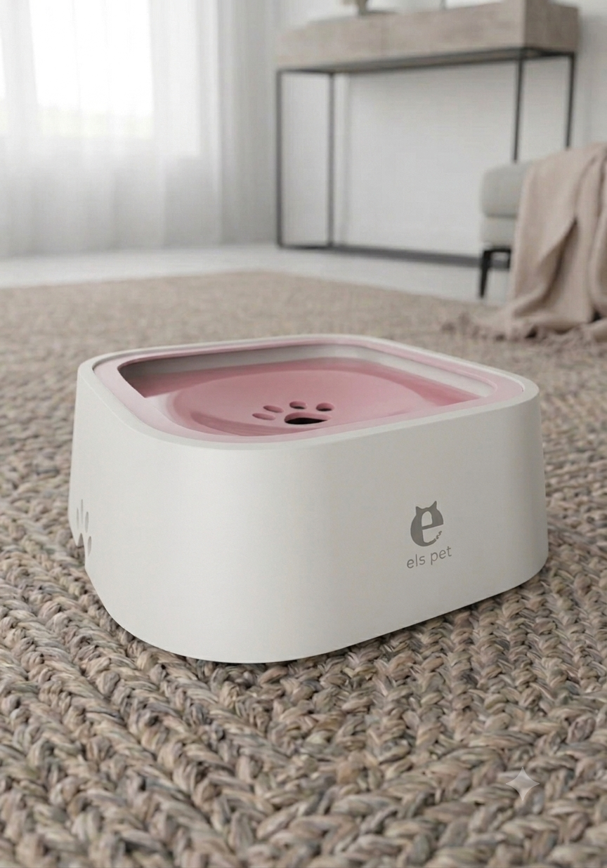 Elevated No-Spill Water Bowl