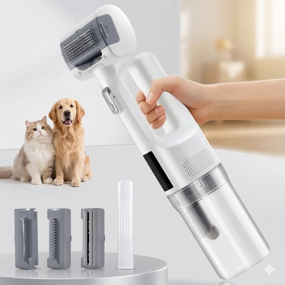 5-in-1 Pet Grooming Vacuum – Professional Dog & Cat Hair Removal Kit