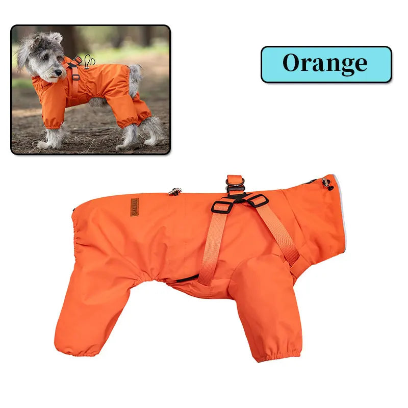 Waterproof raincoat for small dogs
