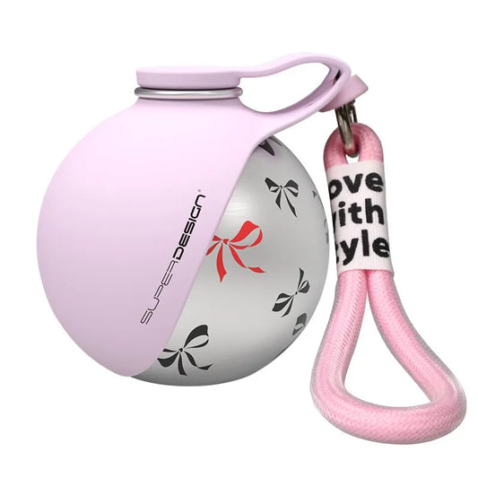 Small Dog Water Bottle 285 ml With Built-In Bowl