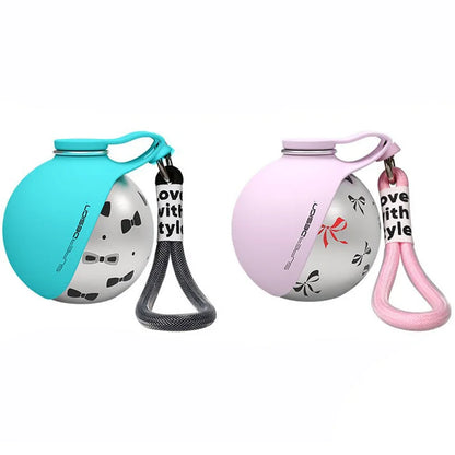 Small Dog Water Bottle 285 ml With Built-In Bowl