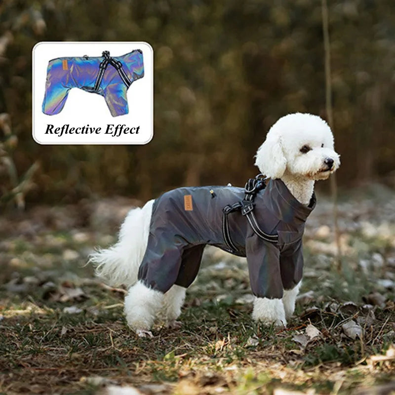 Waterproof raincoat for small dogs