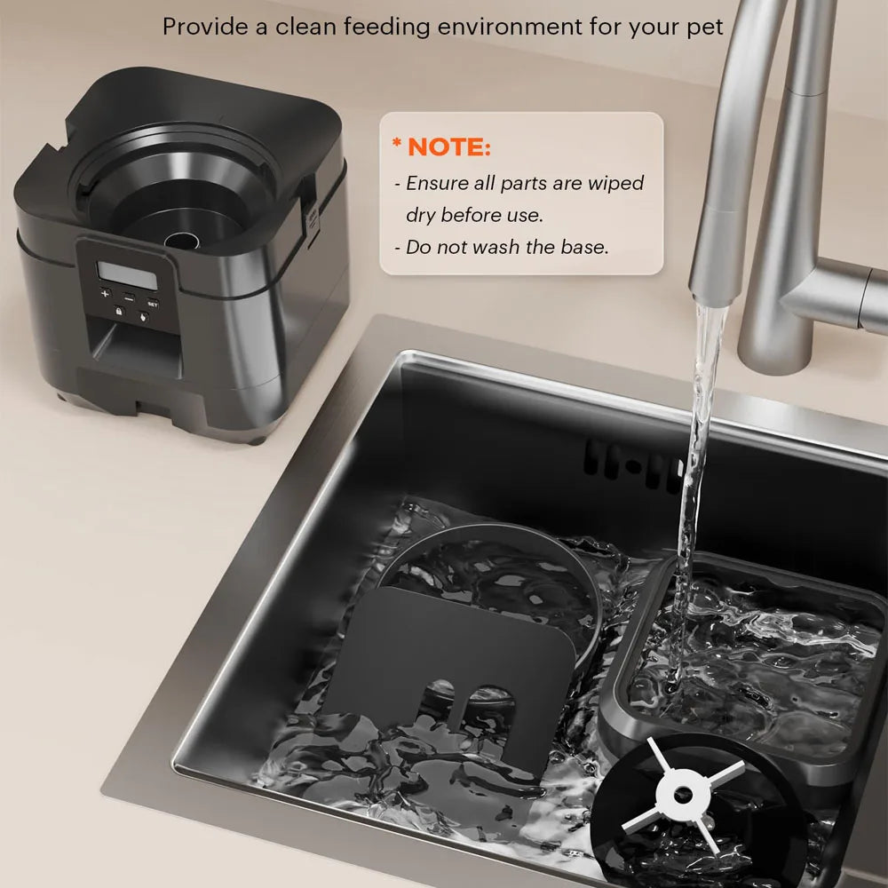 Smart Automatic Pet Feeder – Timed Food Dispenser for Cats and Dogs
