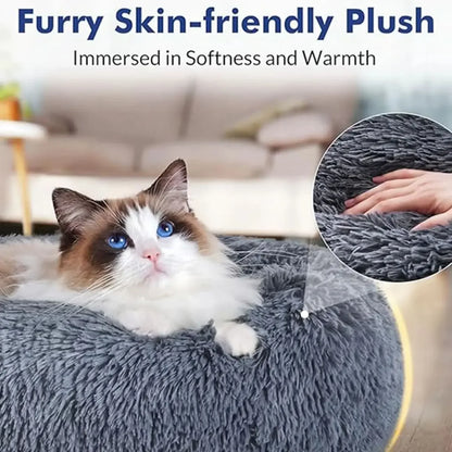 Calming dog and cat anxiety bed