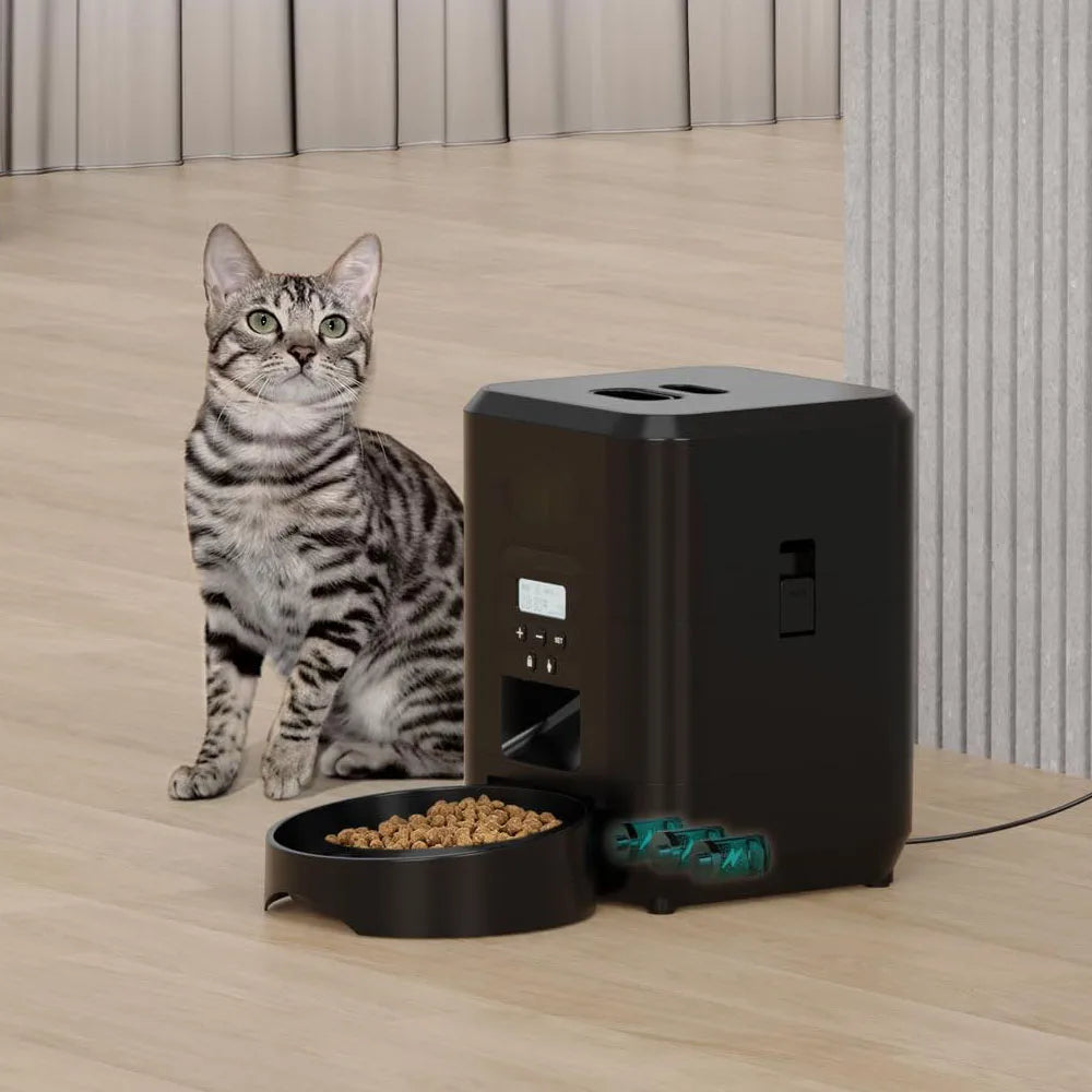 Smart Automatic Pet Feeder – Timed Food Dispenser for Cats and Dogs