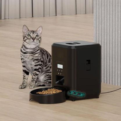 Smart Automatic Pet Feeder – Timed Food Dispenser for Cats and Dogs