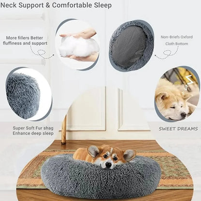 Calming dog and cat anxiety bed
