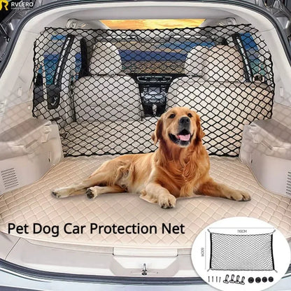 Car Boot Fence – Durable Pet Safety Mesh for Dogs and Cats