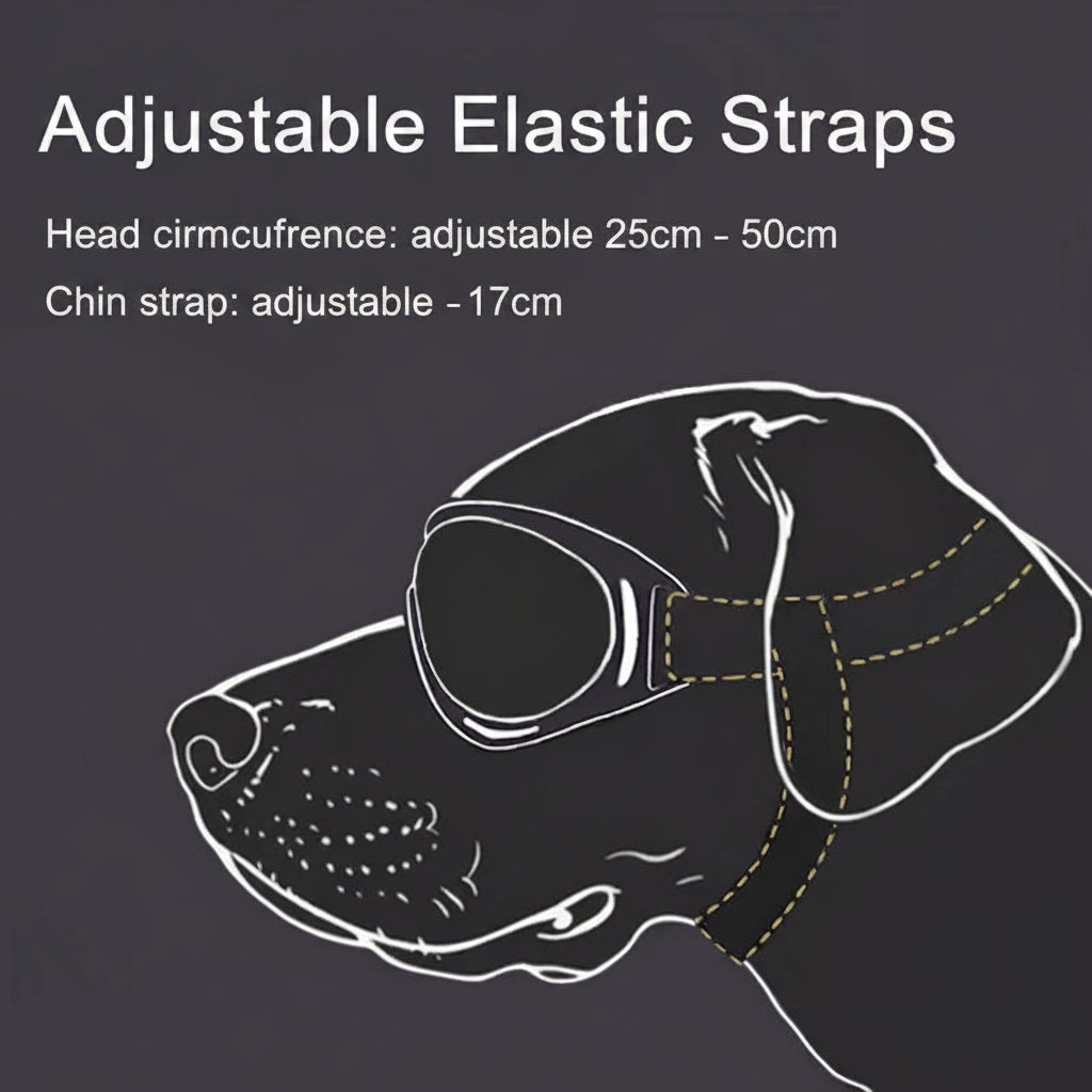 Dog UV Protection Goggles – Adjustable Pet Sunglasses