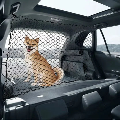 Car Boot Fence – Durable Pet Safety Mesh for Dogs and Cats