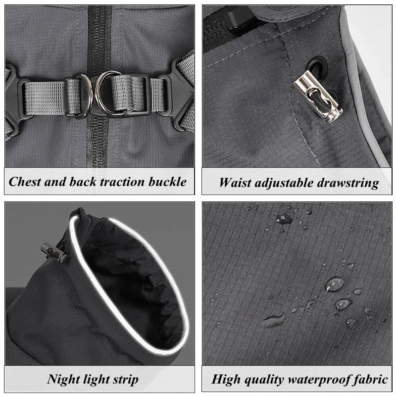 Waterproof raincoat for small dogs