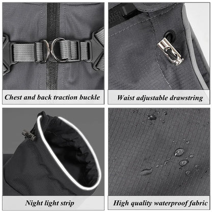 Waterproof raincoat for small dogs