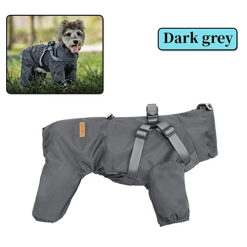Waterproof raincoat for small dogs
