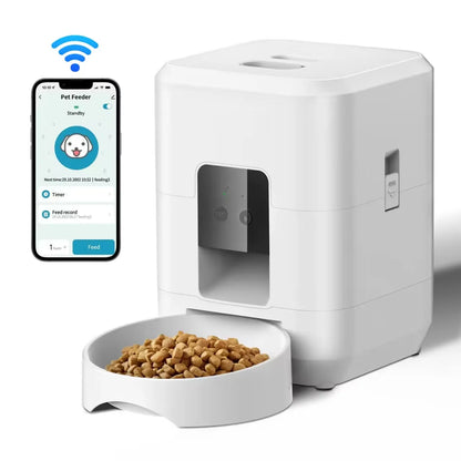 Smart Automatic Pet Feeder – Timed Food Dispenser for Cats and Dogs