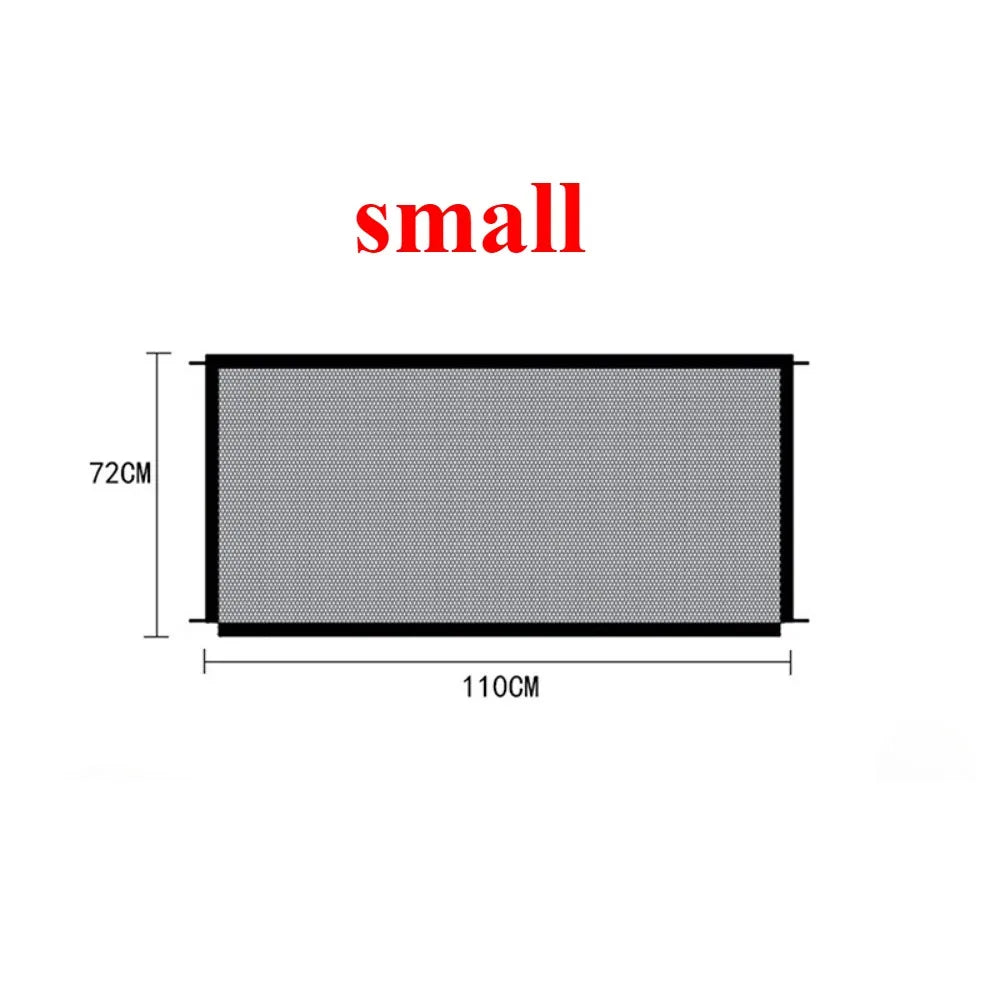 Tall Pet Dog Gate - Retractable Safety Guard, Isolation Barrier for Indoor
