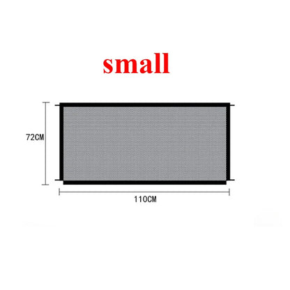 Tall Pet Dog Gate - Retractable Safety Guard, Isolation Barrier for Indoor