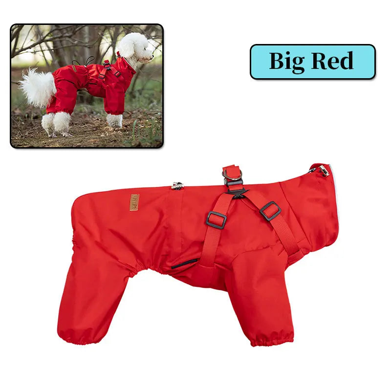 Waterproof raincoat for small dogs