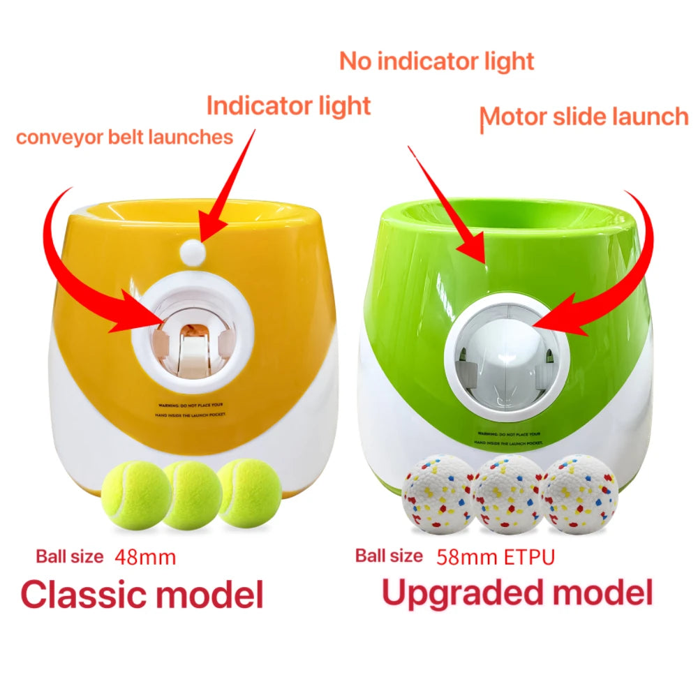 Dog Launcher Automatic Dogs Chase Toy Tennis