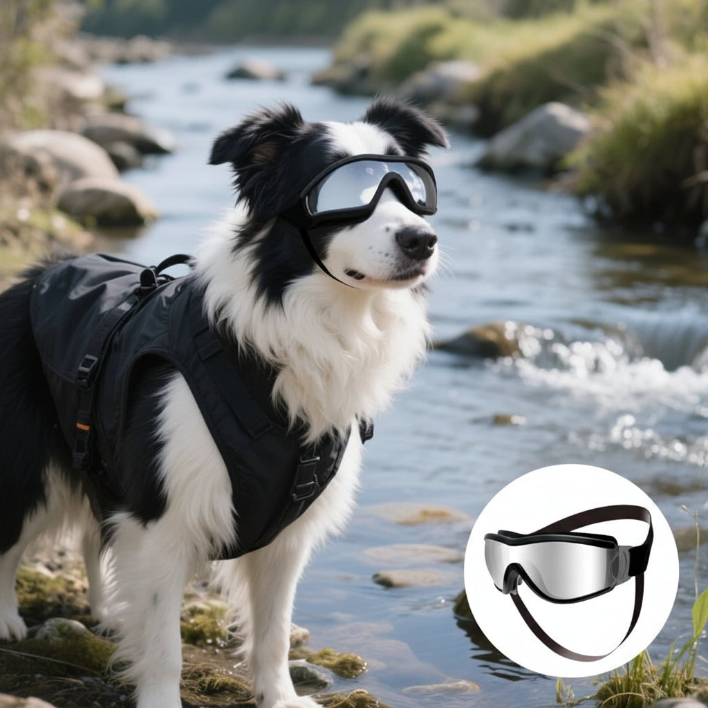 Dog UV Protection Goggles – Adjustable Pet Sunglasses